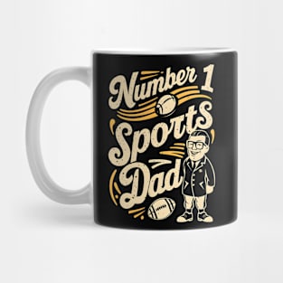 Number 1 Sports Dad | Father's Day | Dad Lover gifts Mug